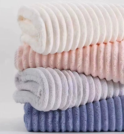 High Quality 280G Coral Fleece Bath Towel Increased Thickening Quick Drying Soft for Adults Home Use Not Easy to Lose Hair
